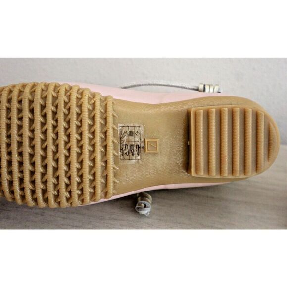 Jack Rogers Women's Sz 7 Blush Pink Chloe Classic Leather Rain Boots - Picture 6 of 10